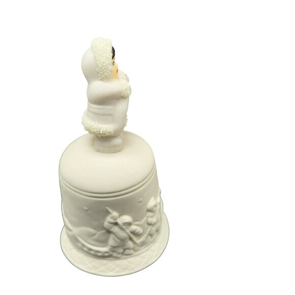 1990's Arctic Kids of Alaska Porcelain Bell Eskimo Child & Baby Seal Figurine - Picture 7 of 10